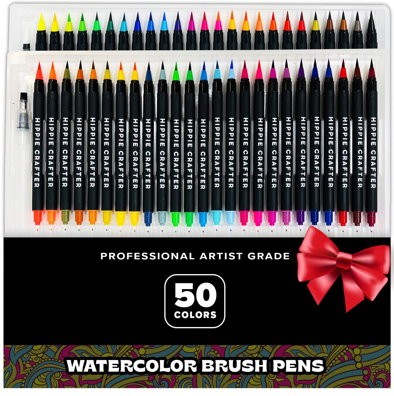 Watercolor Pens Artist Water Coloring Brush Tip Painting for